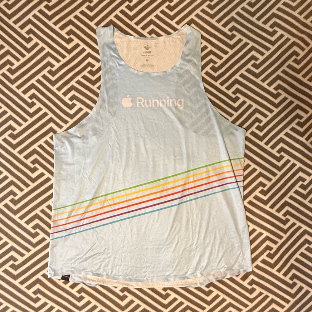 Rabbit Branded Apple Running Men's Tank Tops, Long Sleeve  & Running Shorts